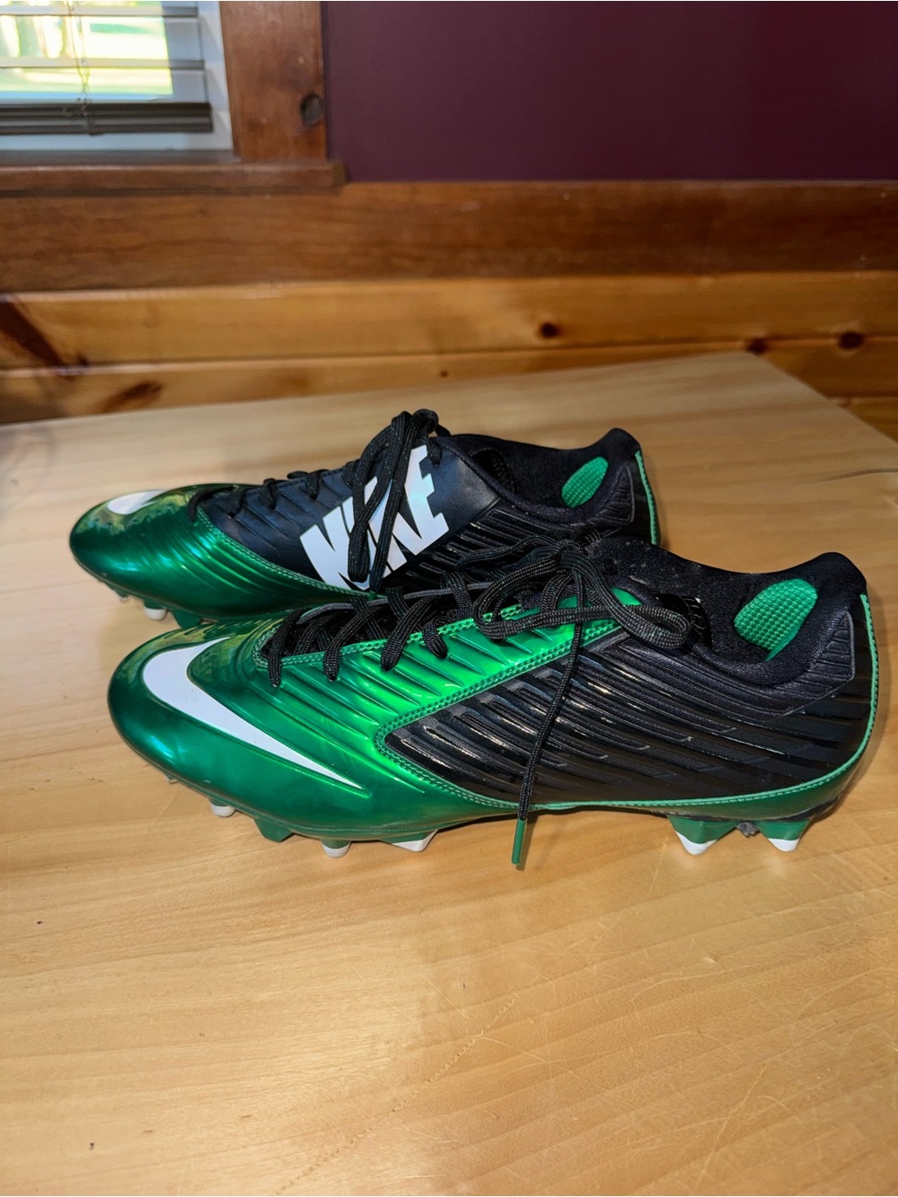 Nike Vapor Speed Men’s Green and Black cleats